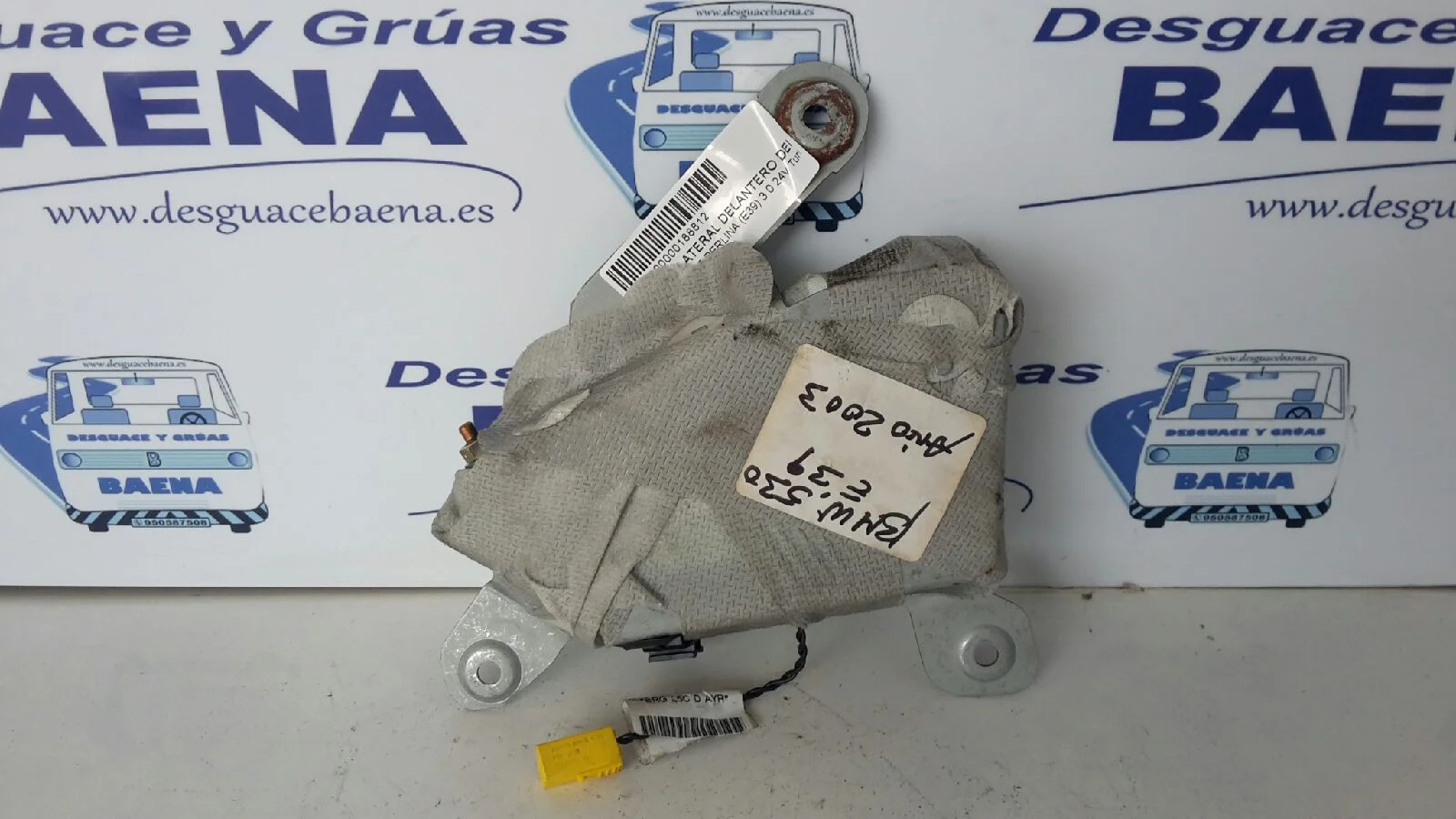 Foto de AIRBAG LATERAL DELANTERO DERECHO SIN MARCA SIN MODELO referencia 34826833204E