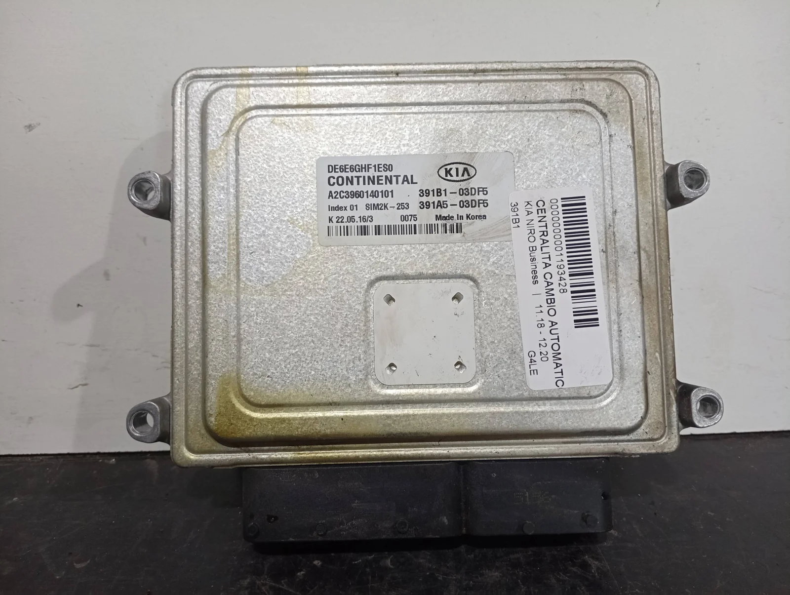 Foto de CENTRALITA CAMBIO AUTOMATICO KIA NIRO (DE) referencia 391B1