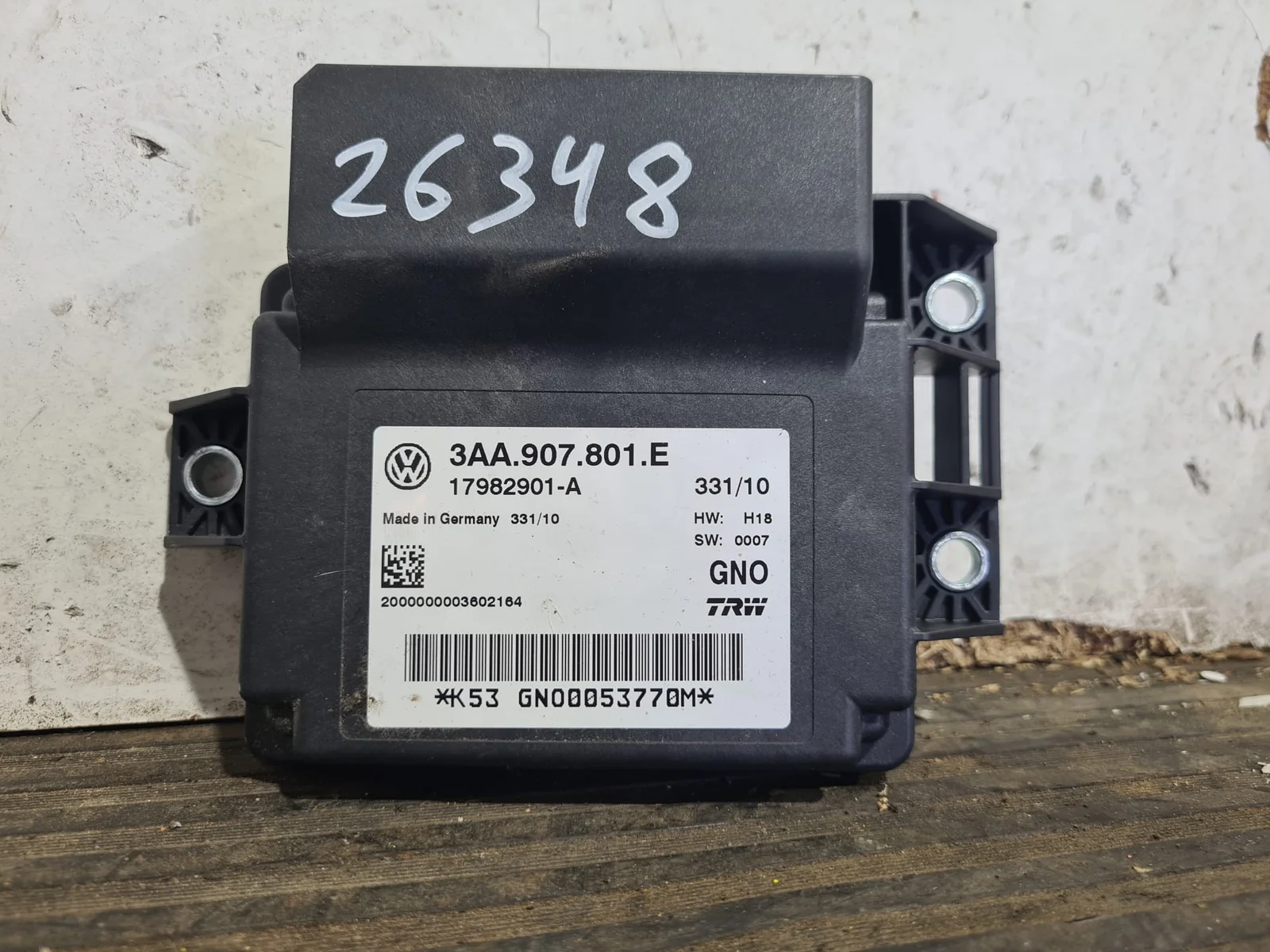 Foto de MODULO ELECTRONICO VOLKSWAGEN PASSAT CC (357) referencia 3AA907801E