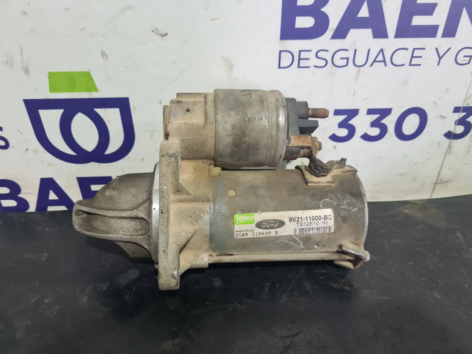 Foto de MOTOR ARRANQUE FORD FIESTA (CB1) referencia 8V2111000BC