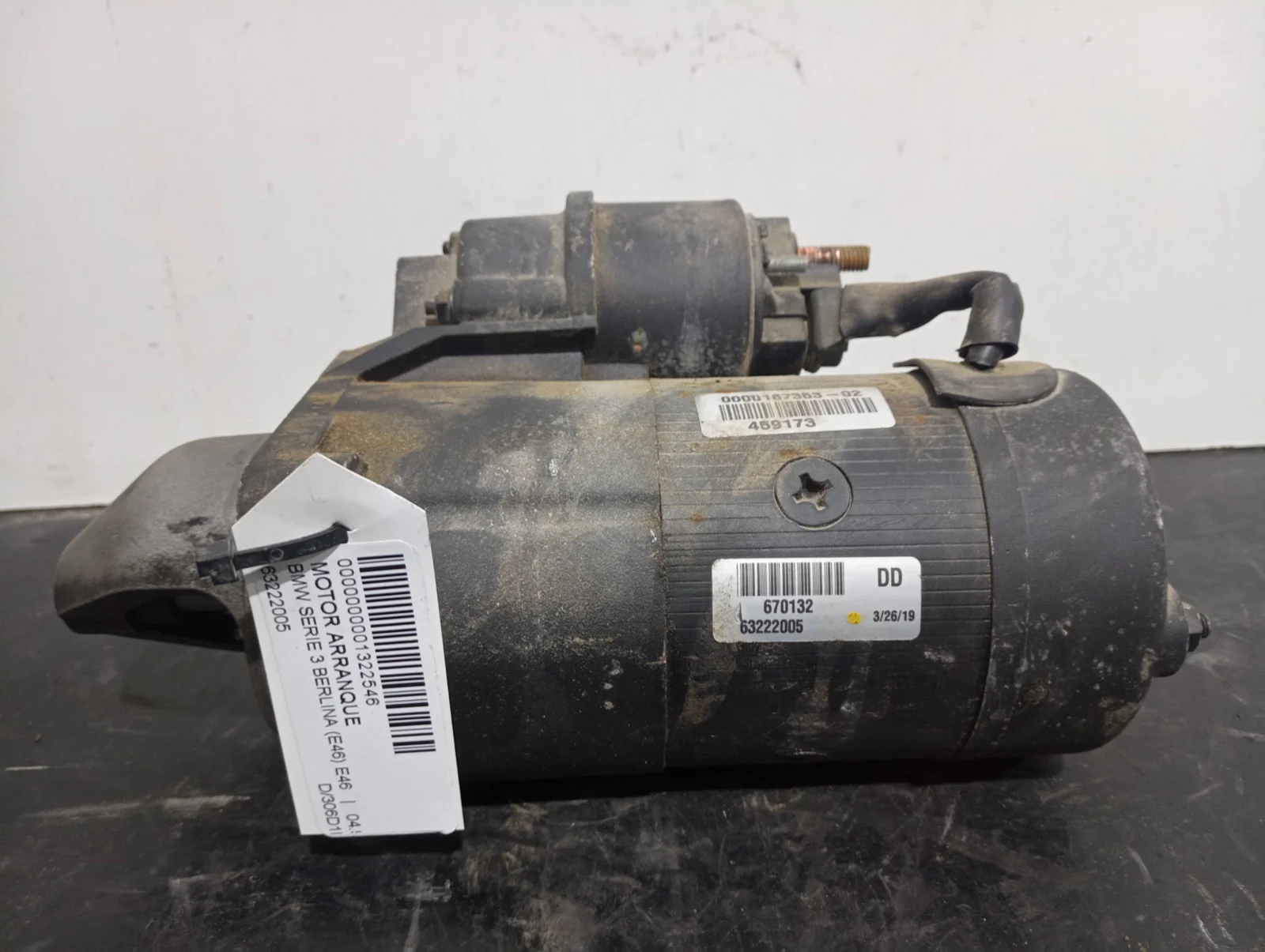 Foto de MOTOR ARRANQUE BMW SERIE 3 BERLINA (E46) referencia 63222005