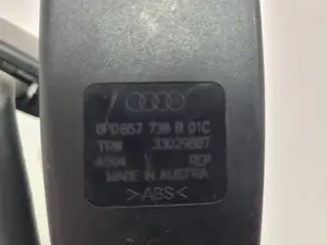 Foto de ENGANCHE CINTURON TRASERO IZQUIERDO AUDI A4 BERLINA (8E) referencia 8P0857739B01C foto 5