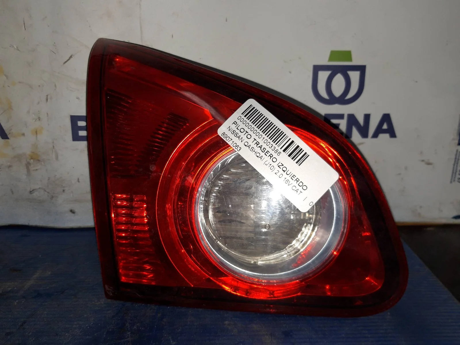 Foto de PILOTO TRASERO IZQUIERDO SIN MARCA SIN MODELO referencia 89071063