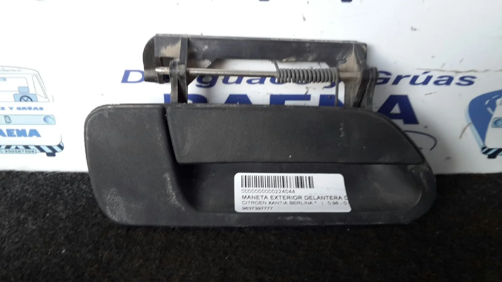 Foto de MANETA EXTERIOR DELANTERA DERECHA SIN MARCA SIN MODELO referencia 9637397777