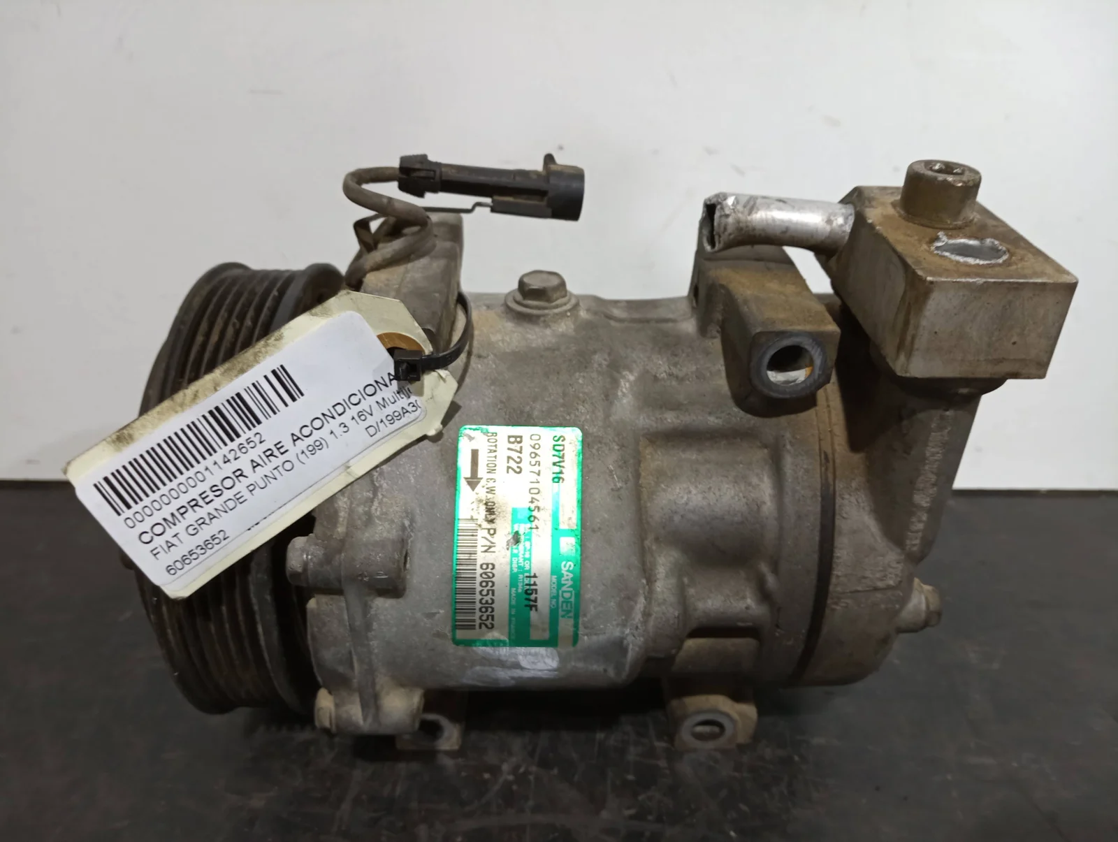Foto de COMPRESOR AIRE ACONDICIONADO FIAT GRANDE PUNTO (199) referencia 60653652