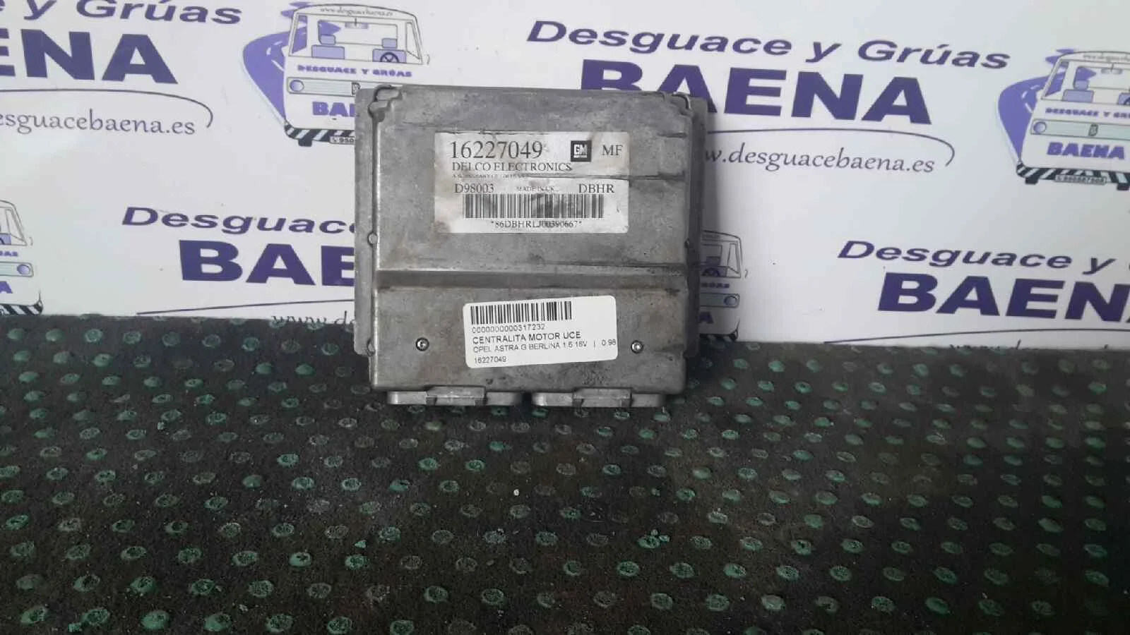 Foto de CENTRALITA MOTOR UCE SIN MARCA SIN MODELO referencia 16227049