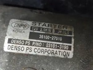 Foto de MOTOR ARRANQUE HYUNDAI SONATA (NF) referencia 3610027010 foto 2