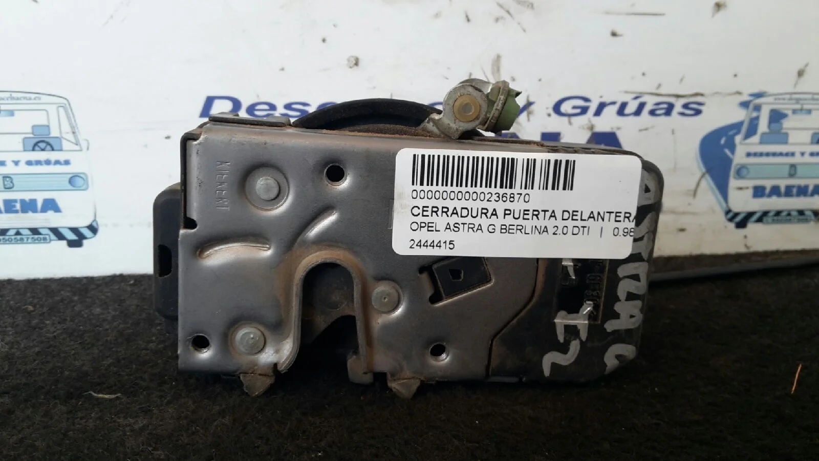 Foto de CERRADURA PUERTA DELANTERA IZQUIERDA OPEL ASTRA G BERLINA referencia 2444415