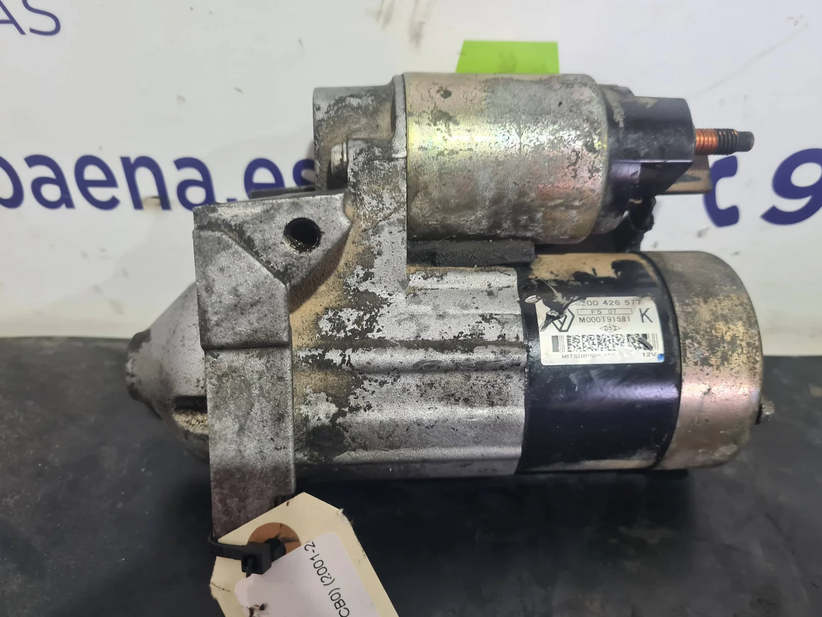 Foto de MOTOR ARRANQUE RENAULT CLIO II FASE II (B/CB0) referencia 8200426577