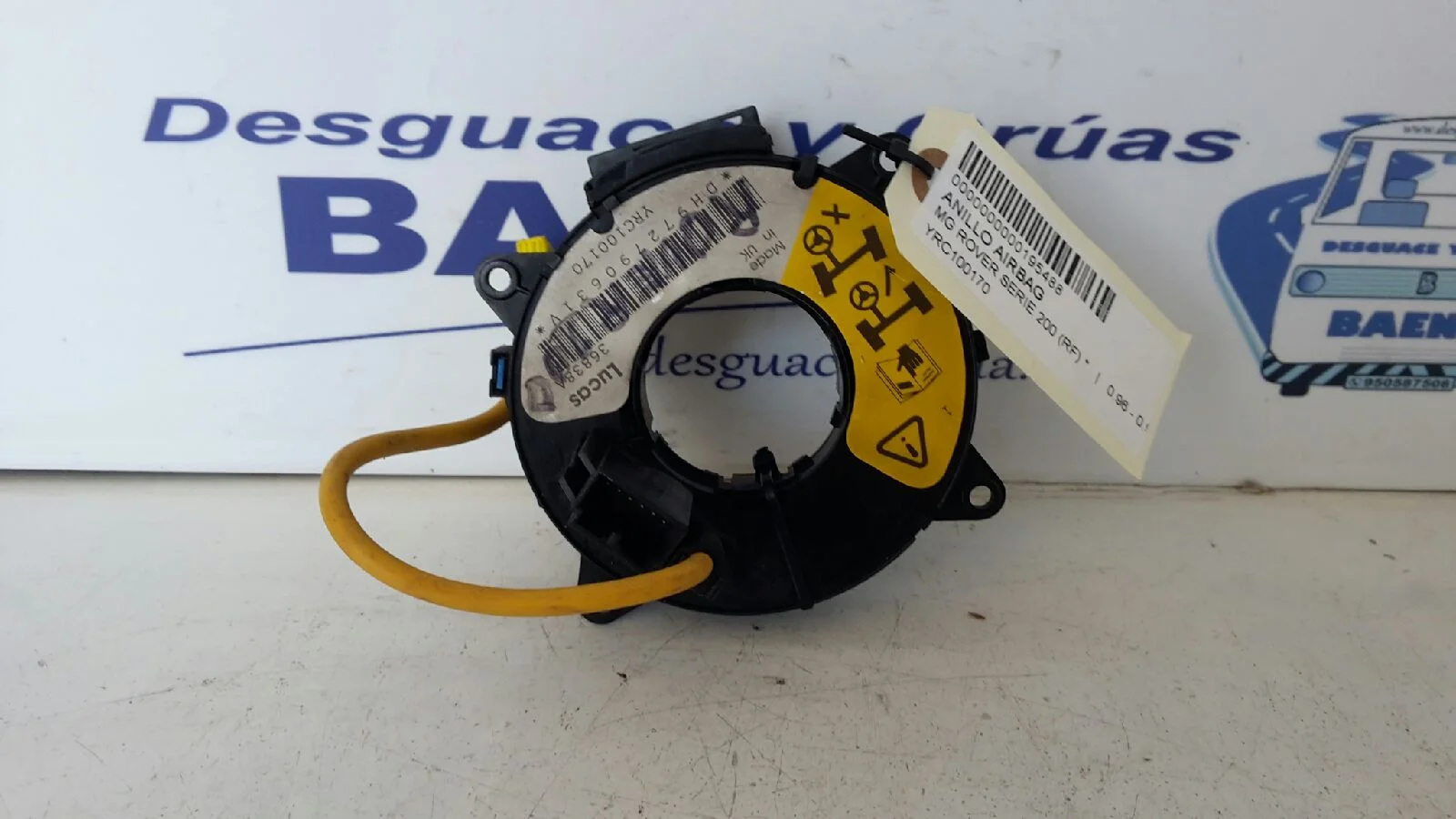 Foto de ANILLO AIRBAG SIN MARCA SIN MODELO referencia YRC100170