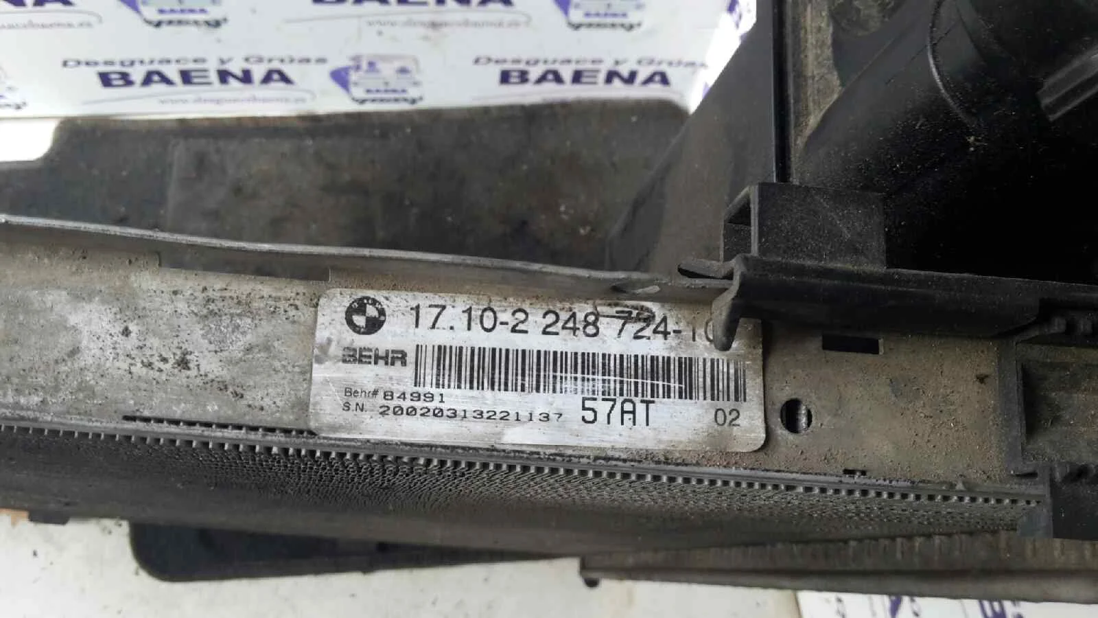Foto de RADIADOR AGUA BMW SERIE X5 (E53)