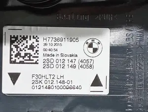 Foto de PILOTO TRASERO IZQUIERDO INTERIOR BMW SERIE 3 BERLINA (F30N) referencia H7736911905 foto 3