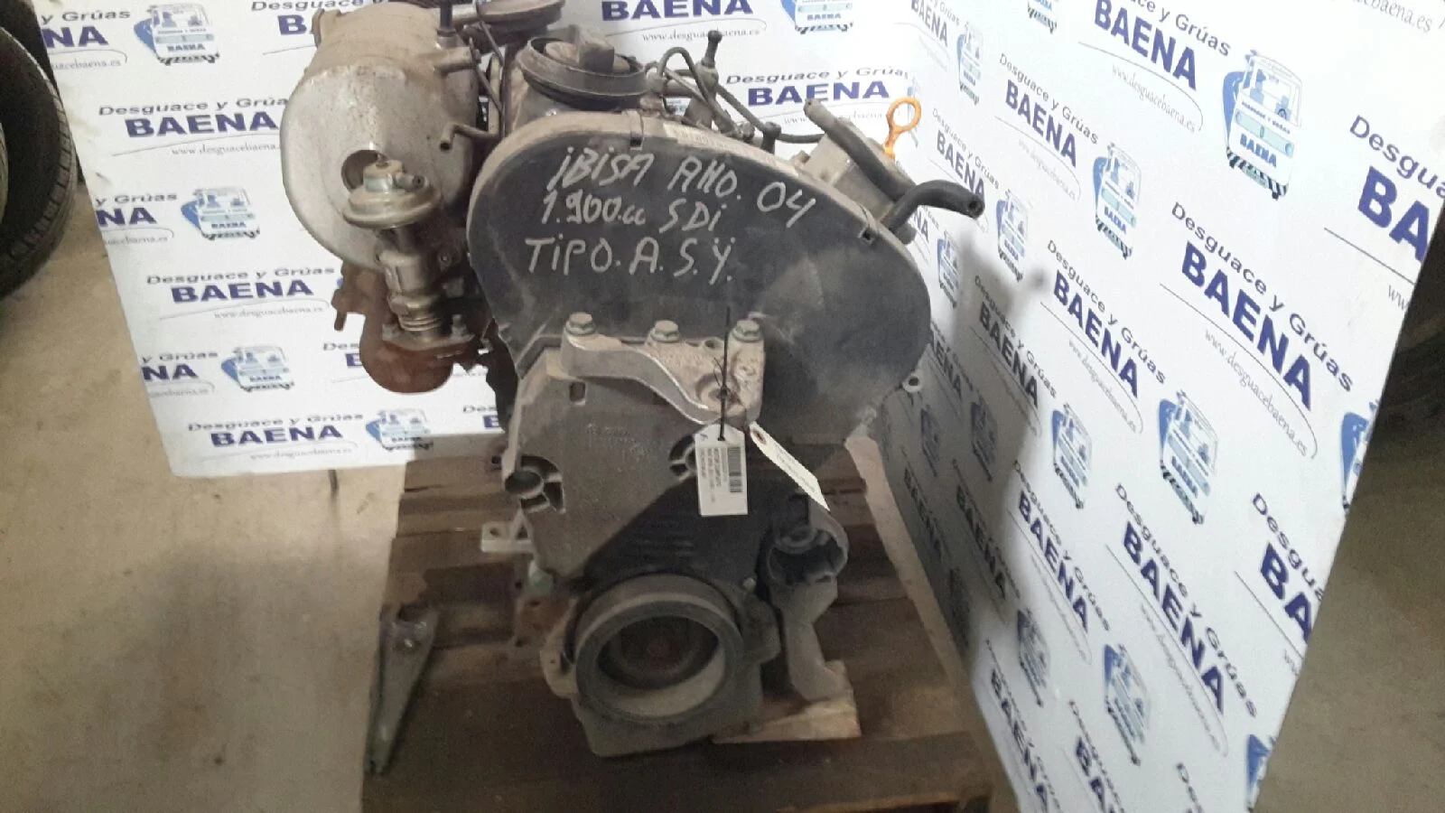 Foto de MOTOR COMPLETO SEAT IBIZA (6L1) referencia ASY
