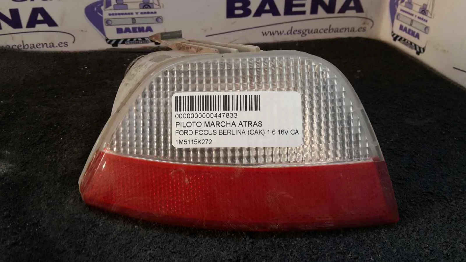 Foto de PILOTO MARCHA ATRAS SIN MARCA SIN MODELO referencia 1M5115K272