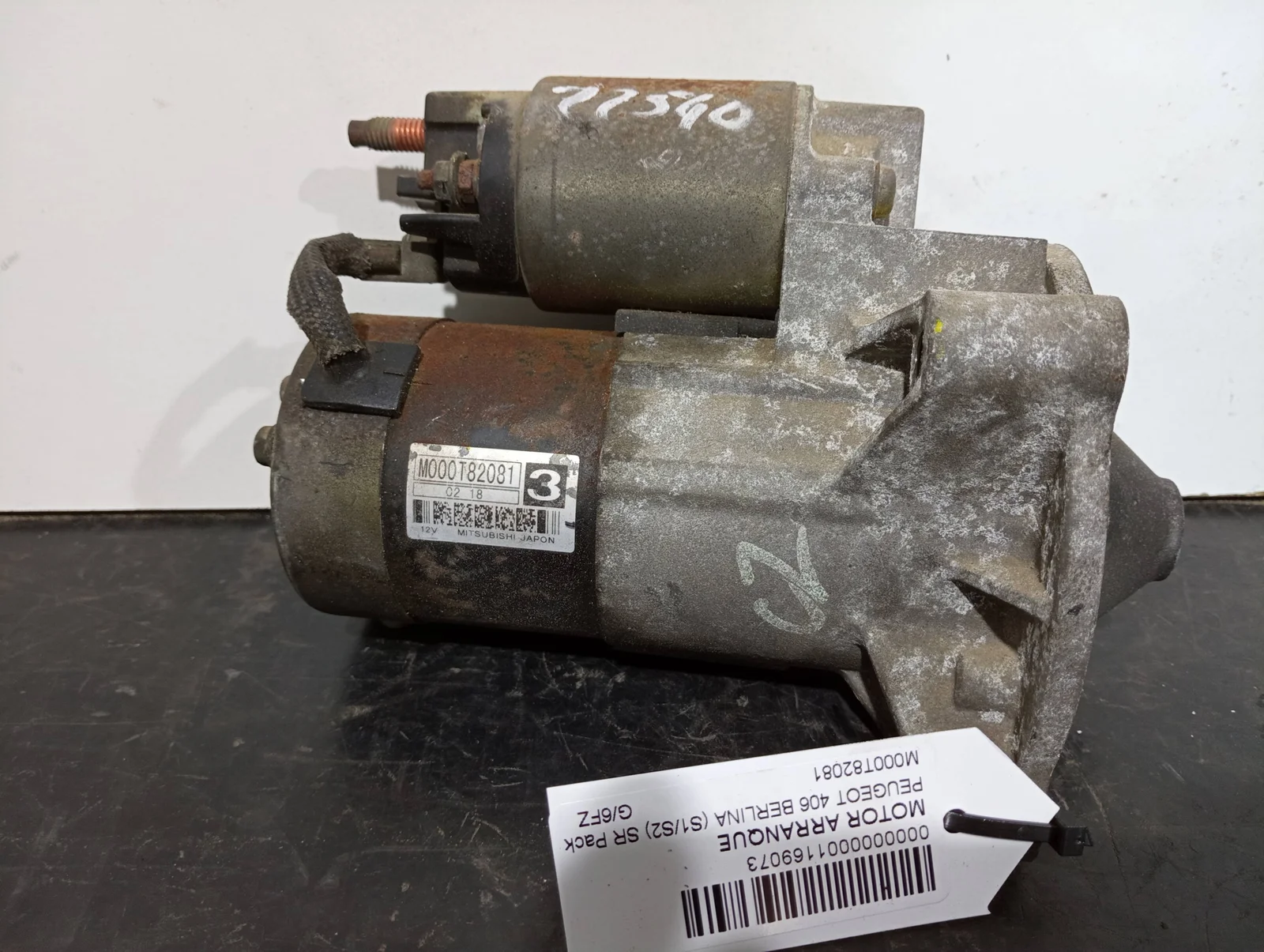 Foto de MOTOR ARRANQUE PEUGEOT 406 BERLINA (S1/S2) referencia M000T82081