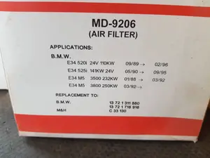 Foto de FILTRO AIRE SIN MARCA SIN MODELO referencia MD-9296 foto 2