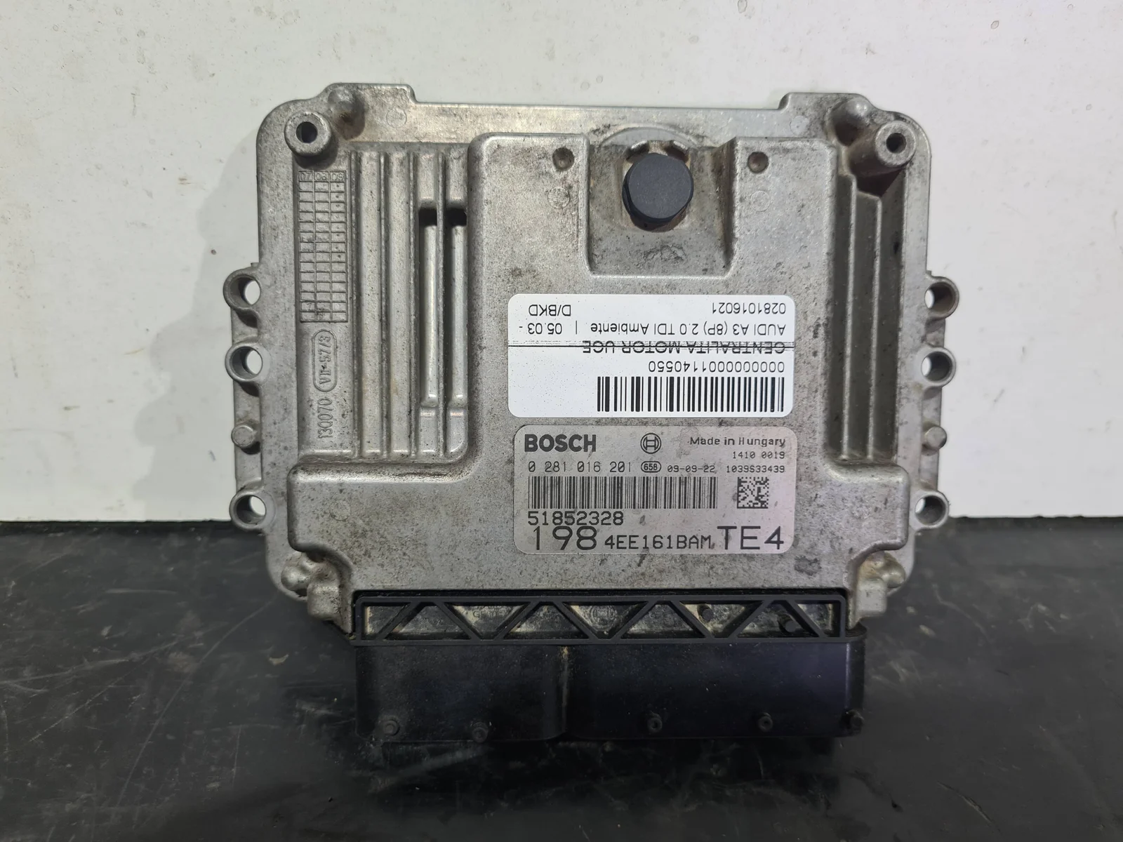 Foto de CENTRALITA MOTOR UCE AUDI A3 (8P1) referencia 0281016201
