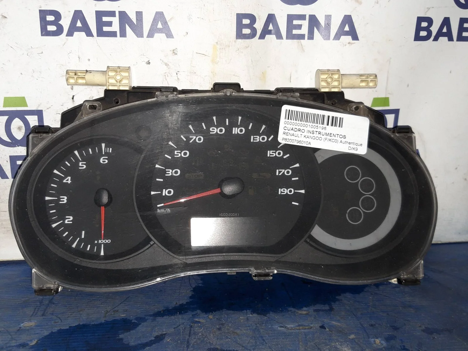 Foto de CUADRO INSTRUMENTOS RENAULT KANGOO I (F/KC0) referencia P8200796010A