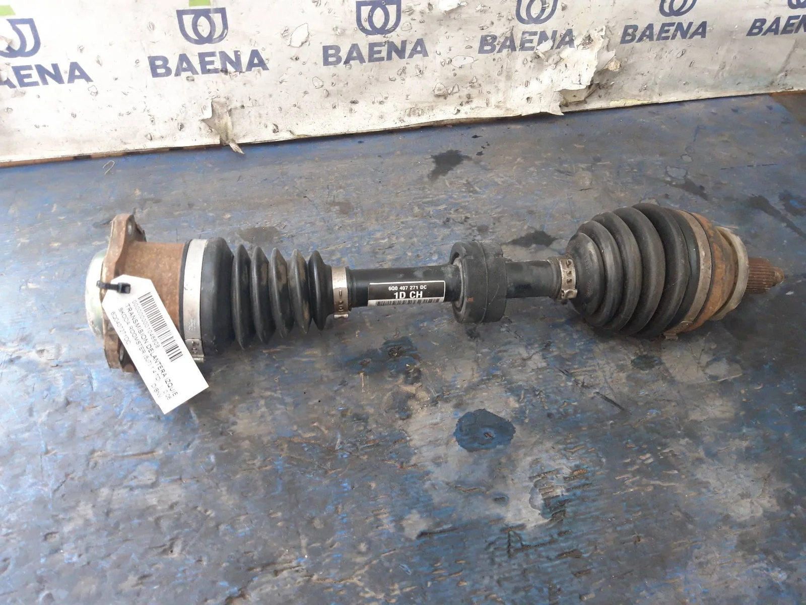 Foto de TRANSMISION DELANTERA IZQUIERDA SKODA ROOMSTER (5J7) referencia 6Q0407271DC