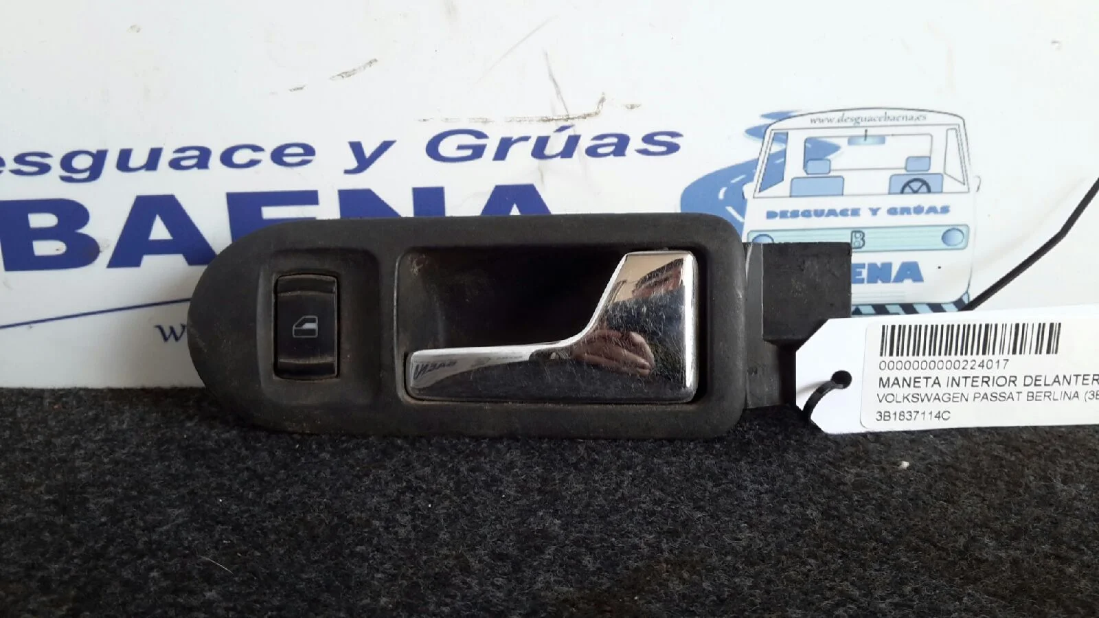 Foto de MANETA INTERIOR DELANTERA DERECHA SIN MARCA SIN MODELO referencia 3B1837114C