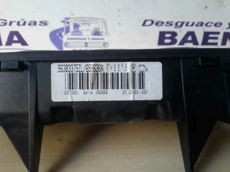 Foto de MANDO CLIMATIZADOR SIN MARCA SIN MODELO referencia 96303375ZL