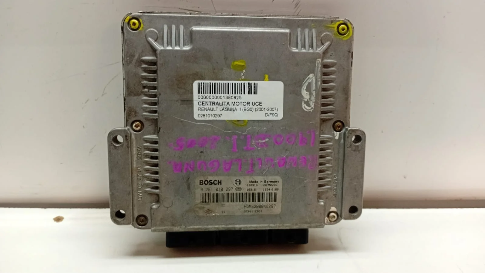 Foto de CENTRALITA MOTOR UCE RENAULT LAGUNA II (BG0) referencia 0281010297