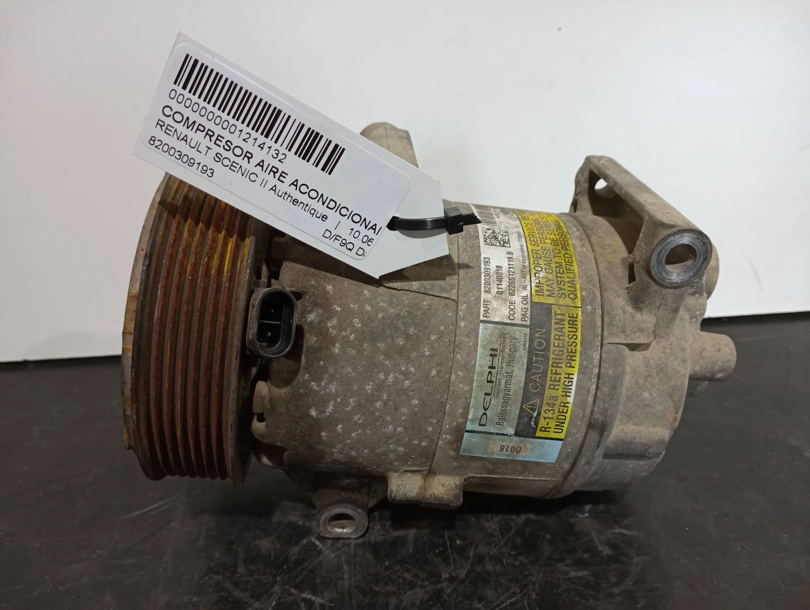 Foto de COMPRESOR AIRE ACONDICIONADO RENAULT SCENIC II (JM) referencia 8200309193