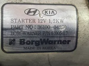 Foto de MOTOR ARRANQUE KIA STONIC (YBCUV) referencia 3610004270 foto 2