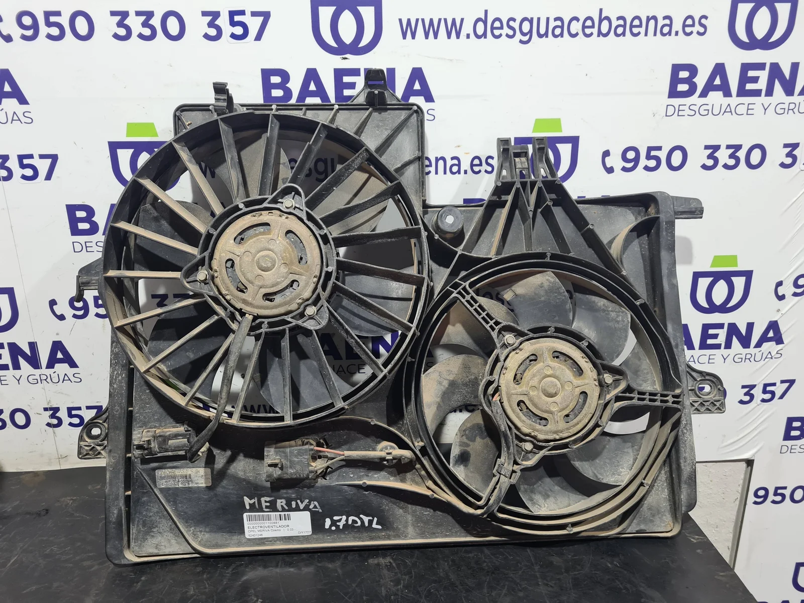 Foto de ELECTROVENTILADOR OPEL MERIVA referencia 52401246