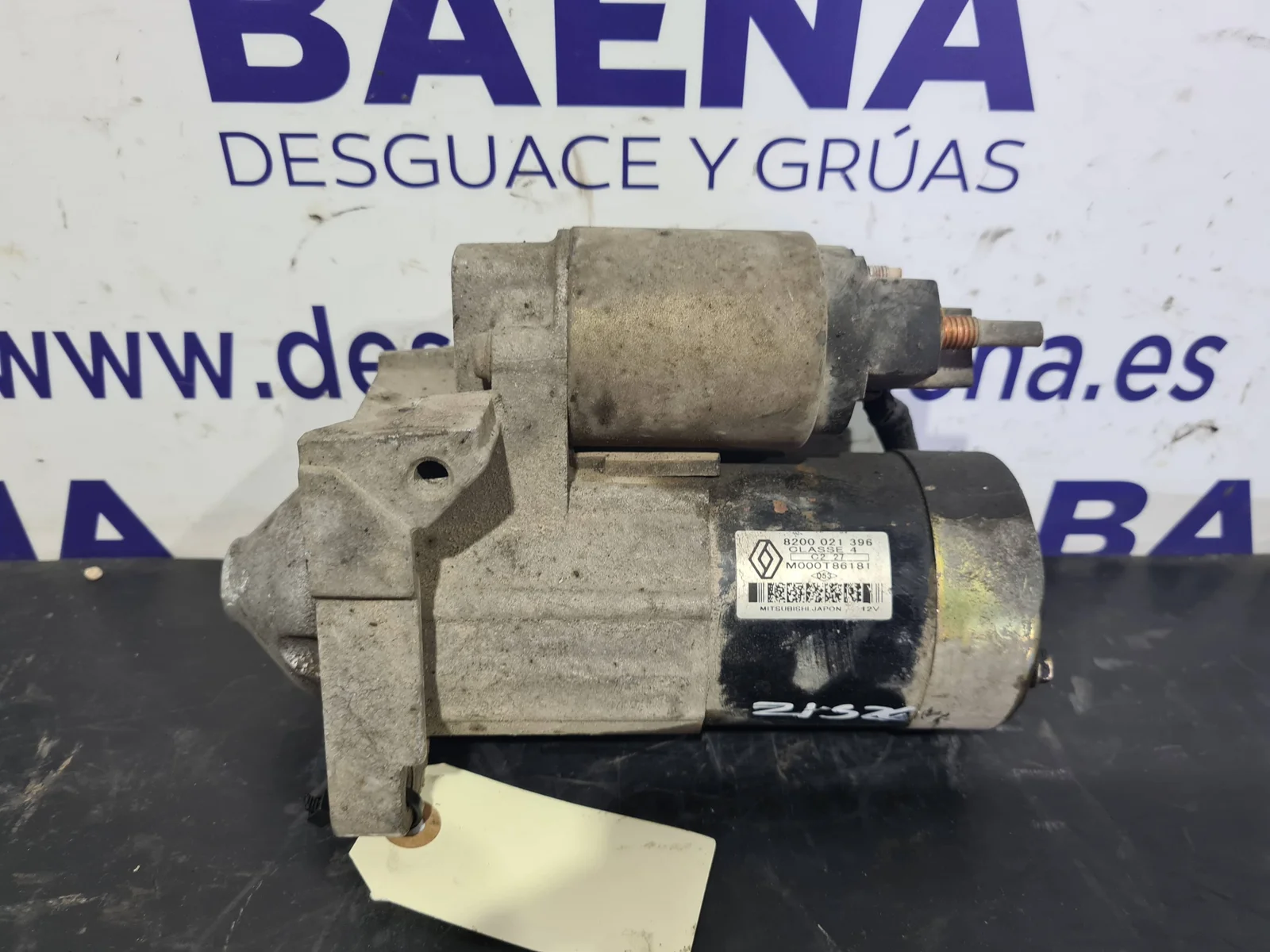 Foto de MOTOR ARRANQUE RENAULT CLIO II FASE II (B/CB0) referencia 8200021396