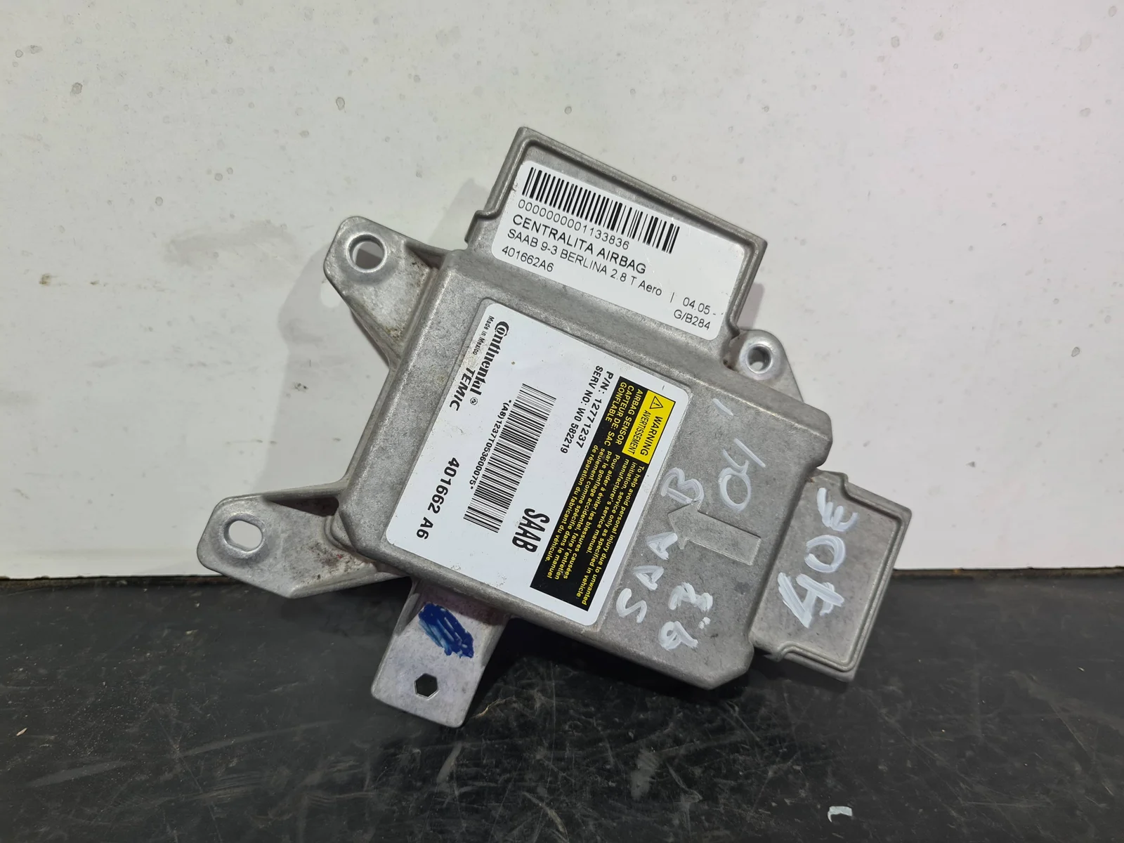 Foto de CENTRALITA AIRBAG SAAB 9-3 BERLINA referencia 401662A6