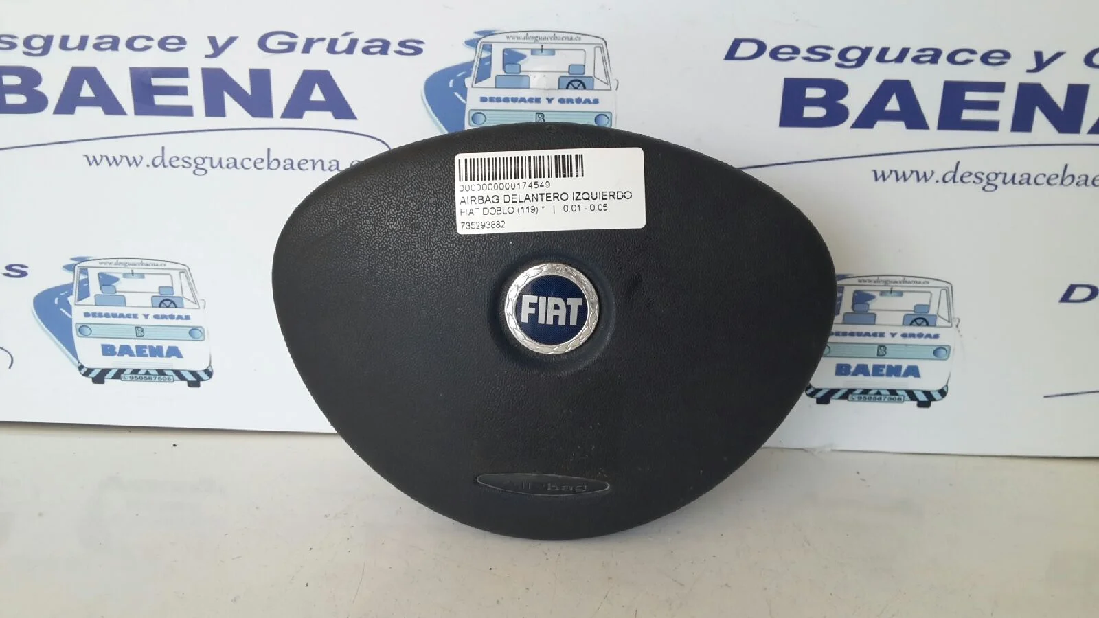 Foto de AIRBAG DELANTERO IZQUIERDO FIAT I DOBLÒ (119) referencia 735293882