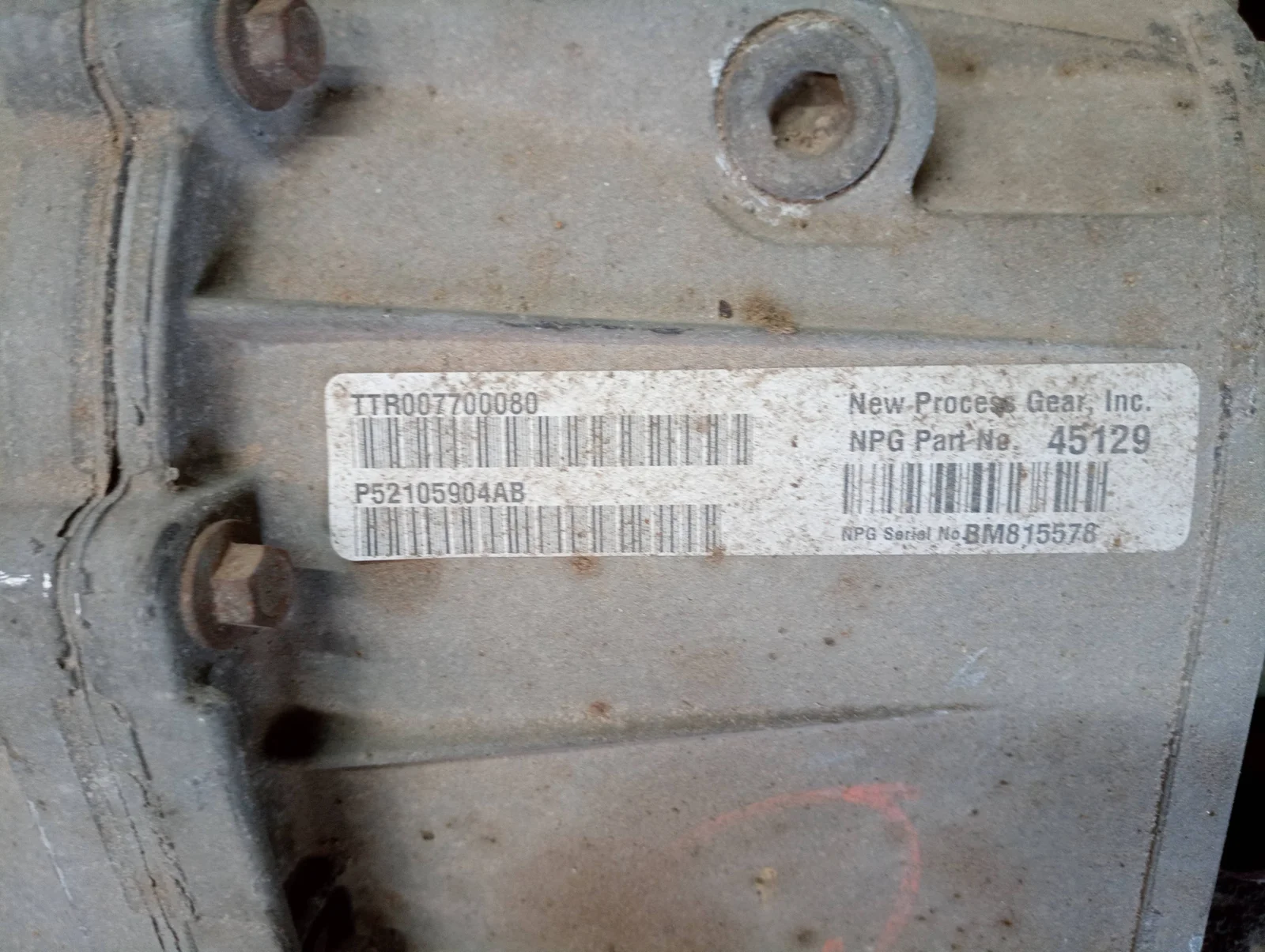 Foto de NO IDENTIFICADO JEEP GRAND CHEROKEE (WH) referencia P52105904AB