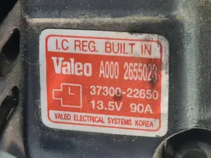Foto de ALTERNADOR HYUNDAI ACCENT (LC) referencia 3730022650 foto 2