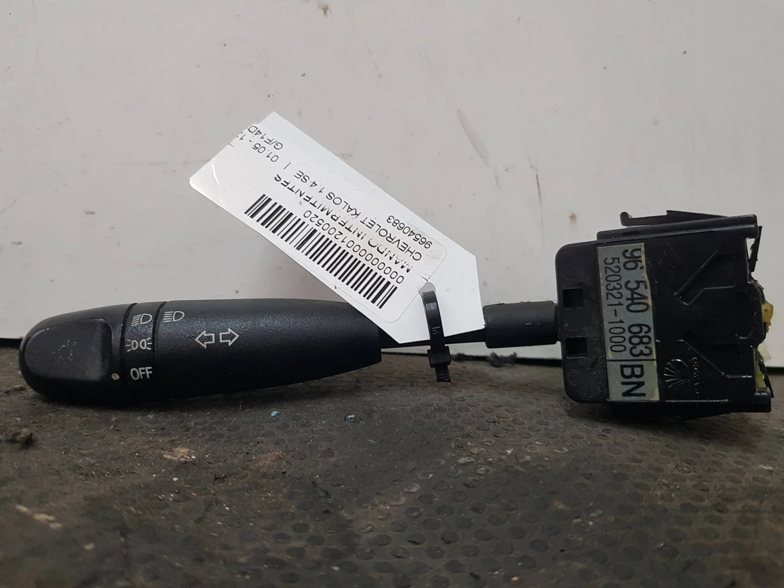 Foto de MANDO INTERMITENTES CHEVROLET KALOS referencia 96540683