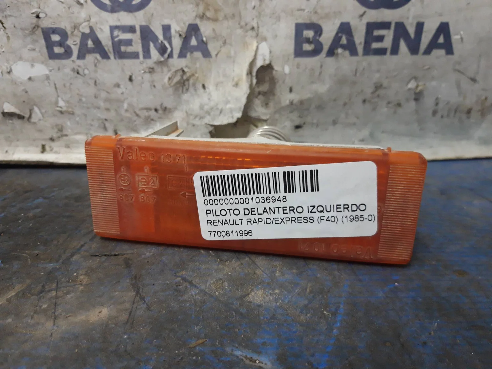 Foto de PILOTO DELANTERO IZQUIERDO SIN MARCA SIN MODELO referencia 7700811996