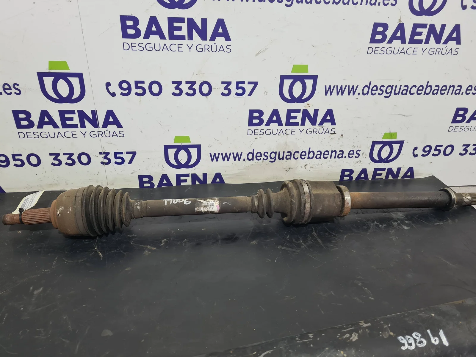 Foto de TRANSMISION DELANTERA DERECHA RENAULT MEGANE II CLASSIC BERLINA referencia 8200472158