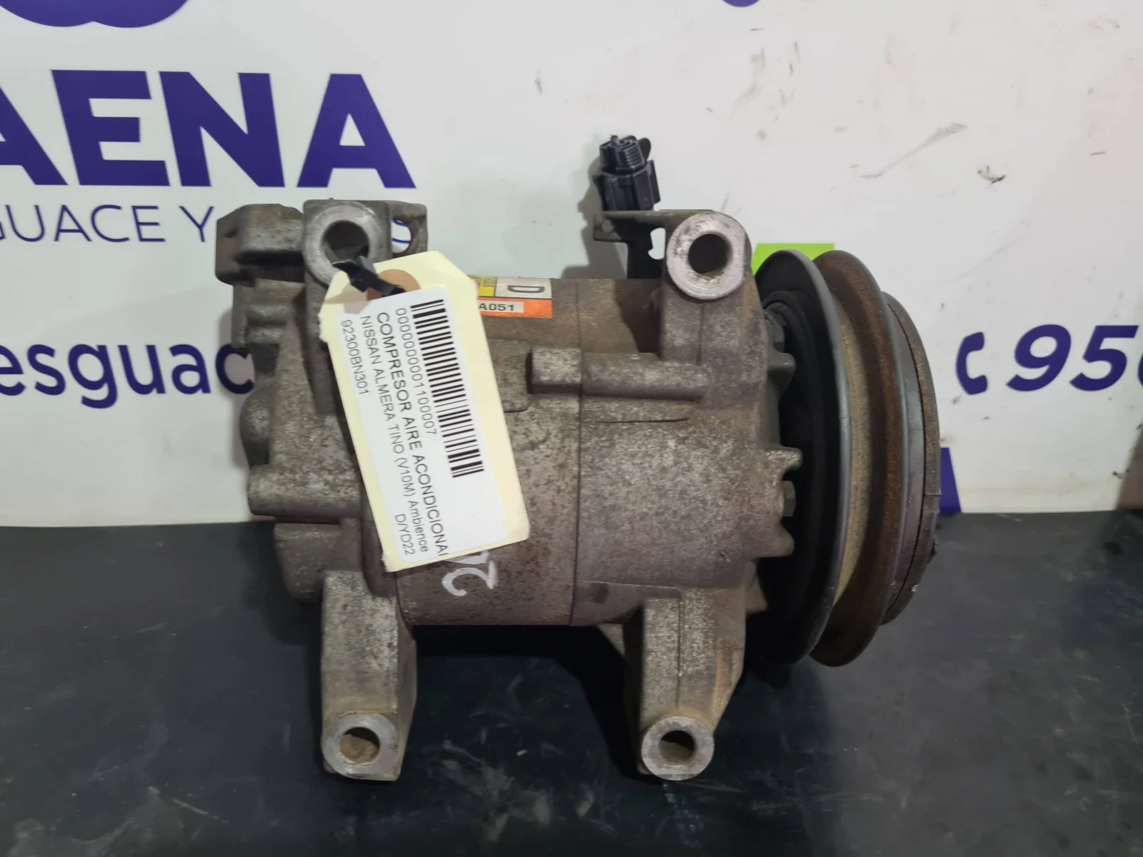 Foto de COMPRESOR AIRE ACONDICIONADO NISSAN ALMERA TINO (V10M) referencia 92300BN301