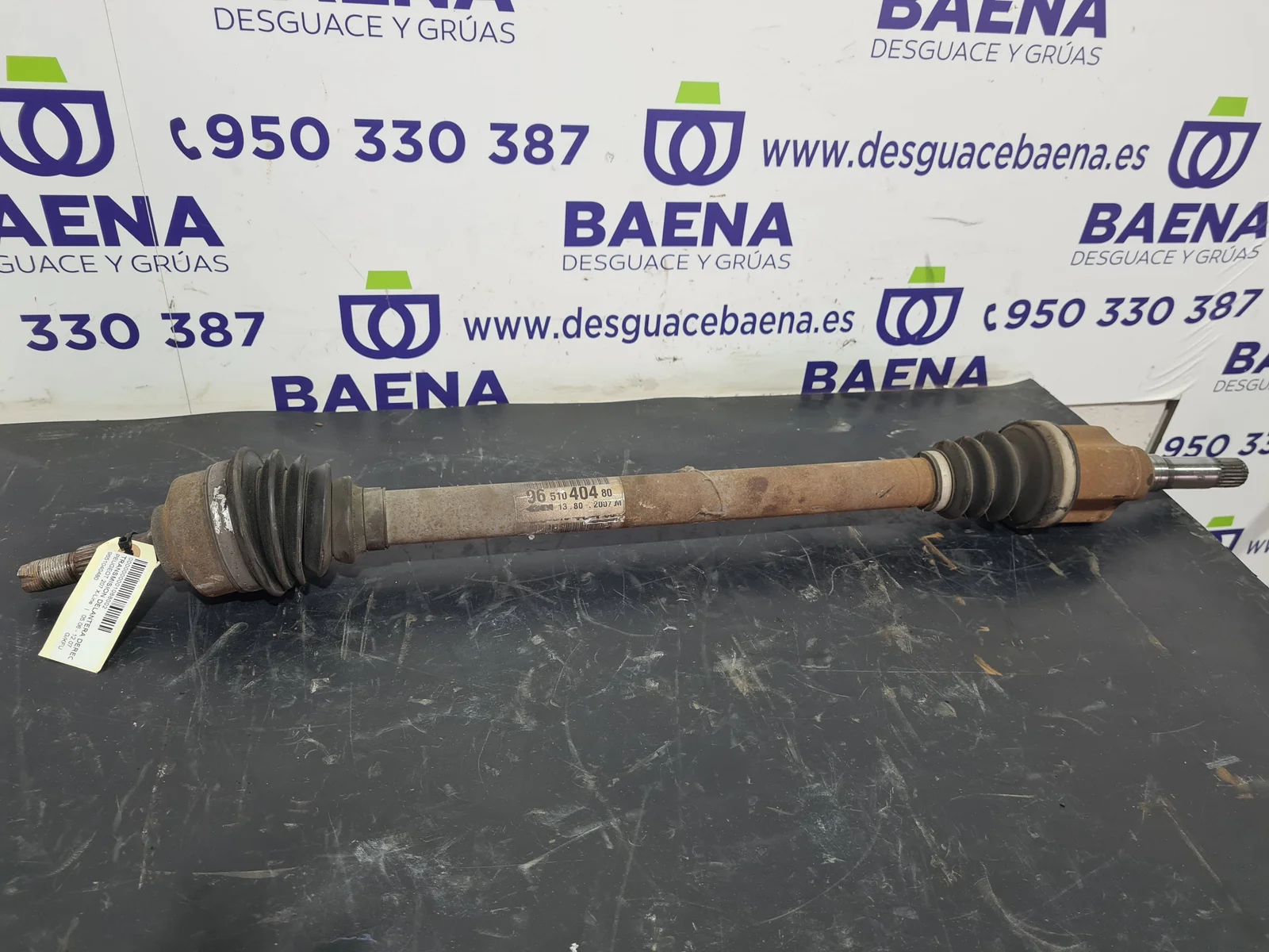 Foto de TRANSMISION DELANTERA DERECHA PEUGEOT 207 referencia 9651040480