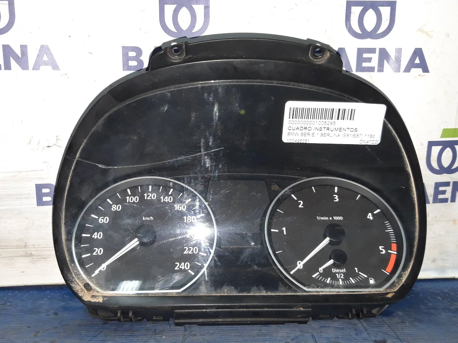 Foto de CUADRO INSTRUMENTOS BMW SERIE 1 BERLINA (E81/E87) referencia 102495251