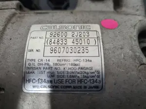 Foto de COMPRESOR AIRE ACONDICIONADO NISSAN PRIMERA BERLINA (P11) referencia 926002J203 foto 2