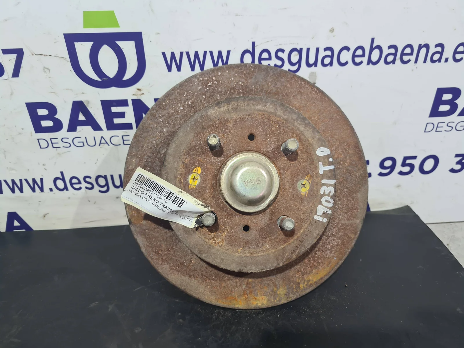 Foto de DISCO DE FRENO TRASERO HONDA CIVIC BERLINA 3 PUERTAS (EP)