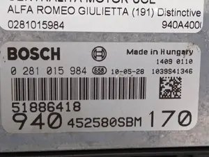 Foto de CENTRALITA MOTOR UCE ALFA ROMEO GIULIETTA (191) referencia 0281015984 foto 2
