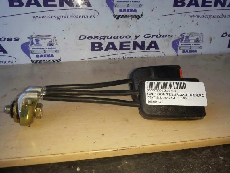 Foto de CINTURON SEGURIDAD TRASERO DERECHO SIN MARCA SIN MODELO referencia 867857739