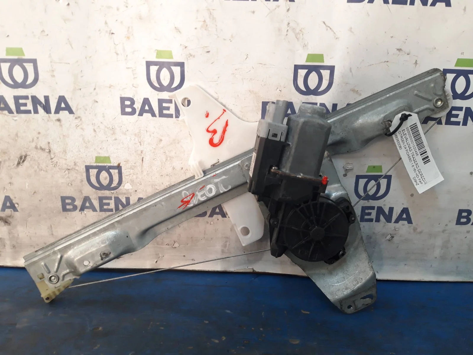 Foto de ELEVALUNAS TRASERO DERECHO CITROEN C4 PICASSO referencia 9682632080