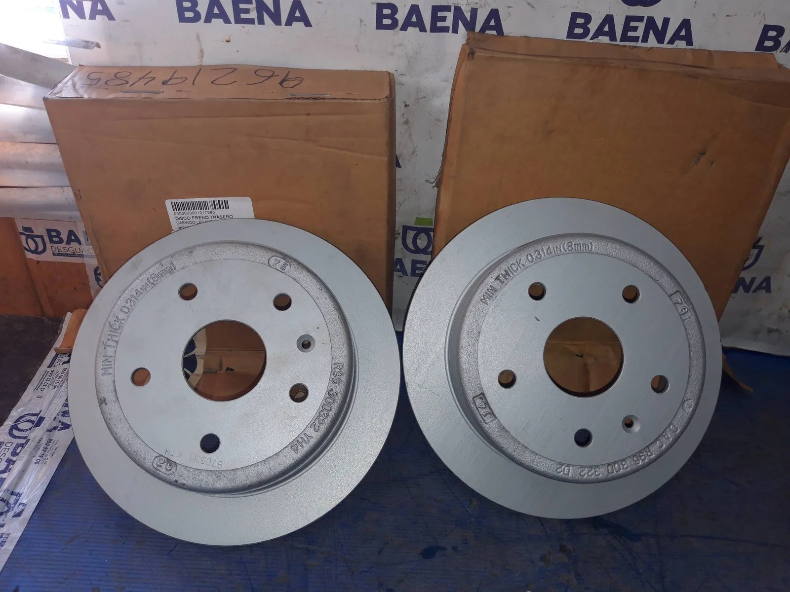 Foto de DISCO DE FRENO TRASERO SIN MARCA SIN MODELO referencia 96219485