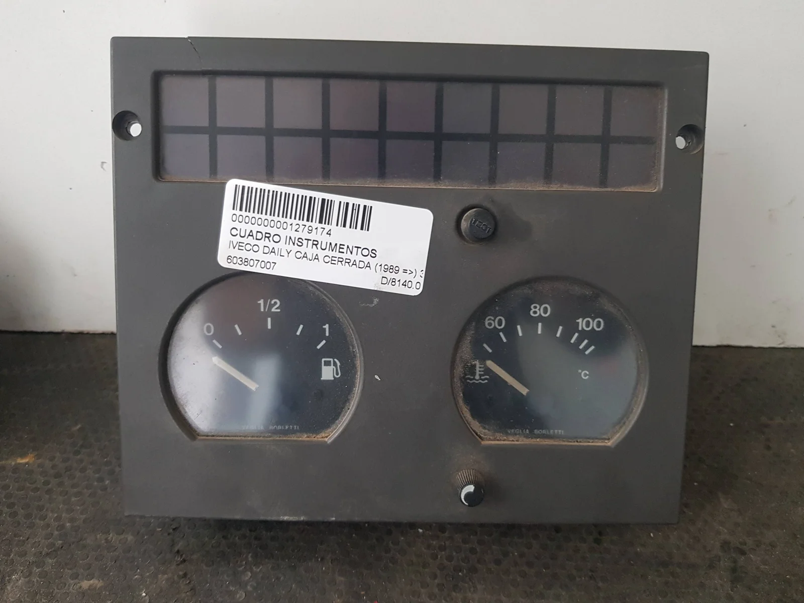 Foto de CUADRO INSTRUMENTOS IVECO DAILY FURGÓN (1989) referencia 603807007