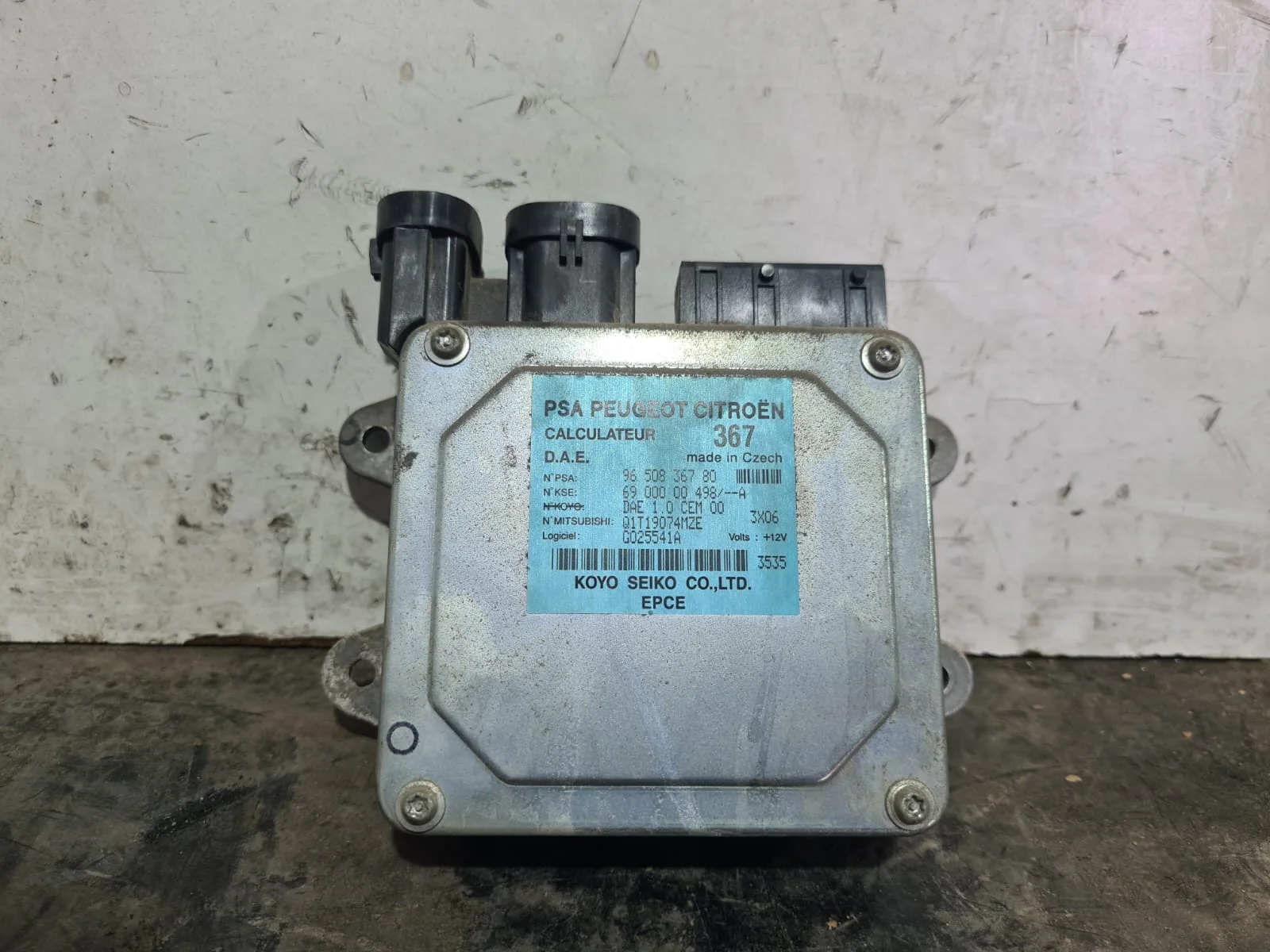 Foto de CENTRALITA MOTOR UCE CITROEN C3 referencia 9650836780