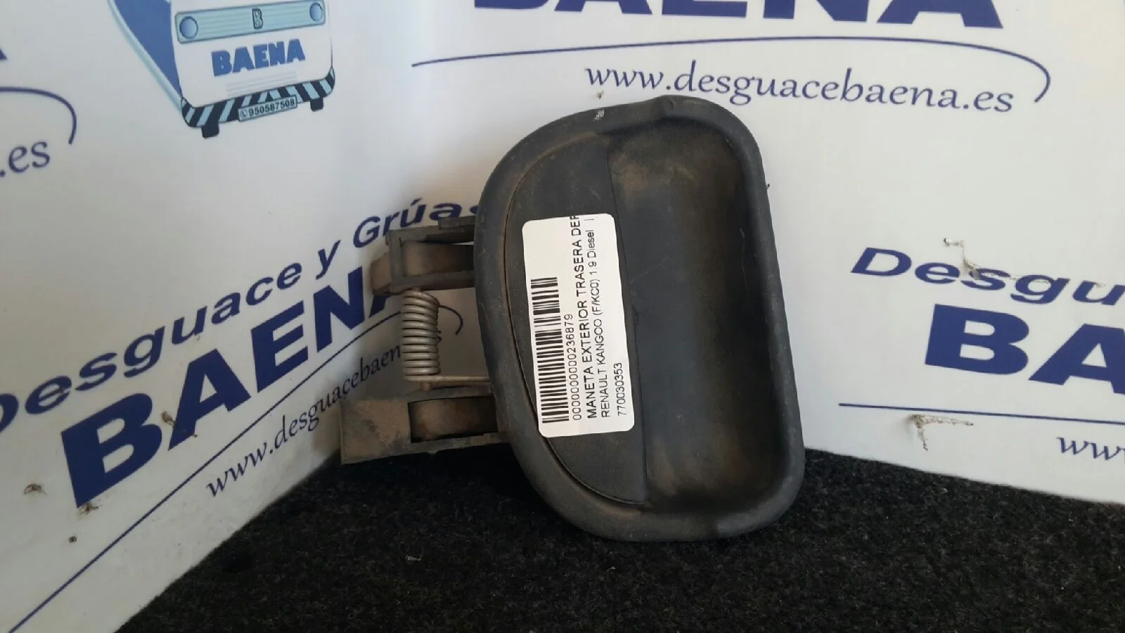 Foto de MANETA EXTERIOR TRASERA DERECHA RENAULT KANGOO I (F/KC0) referencia 7700303503