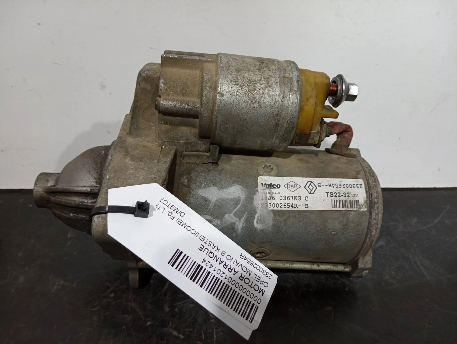 Foto de MOTOR ARRANQUE OPEL MOVANO B FURGÓN/COMBI referencia 233002654R